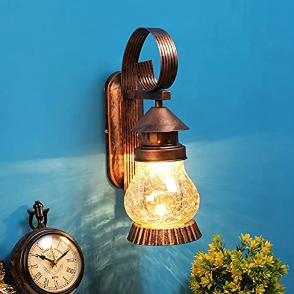 Vintage Traditional Bronze Wall Sconce