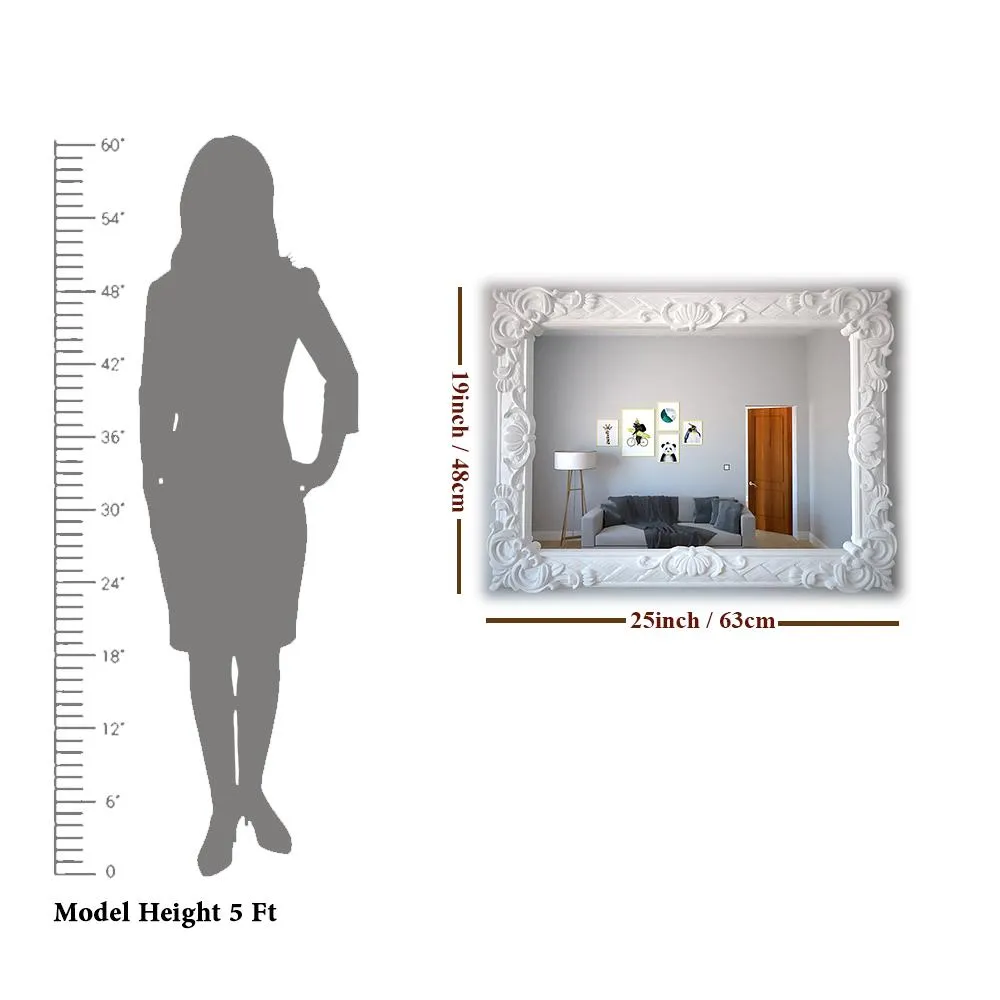 Vintage Venetian Rectangular Mirror Teal