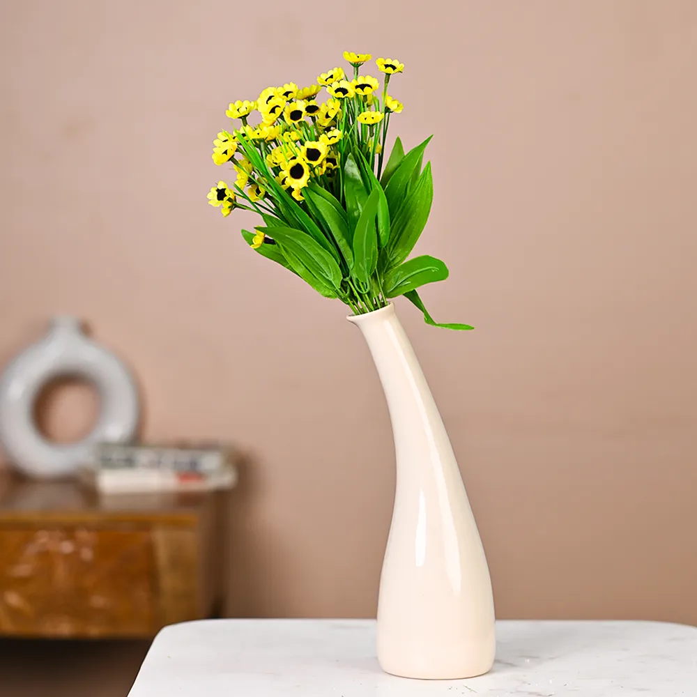 Violet Goldstrum Artificial Flower Strands Set Of 2