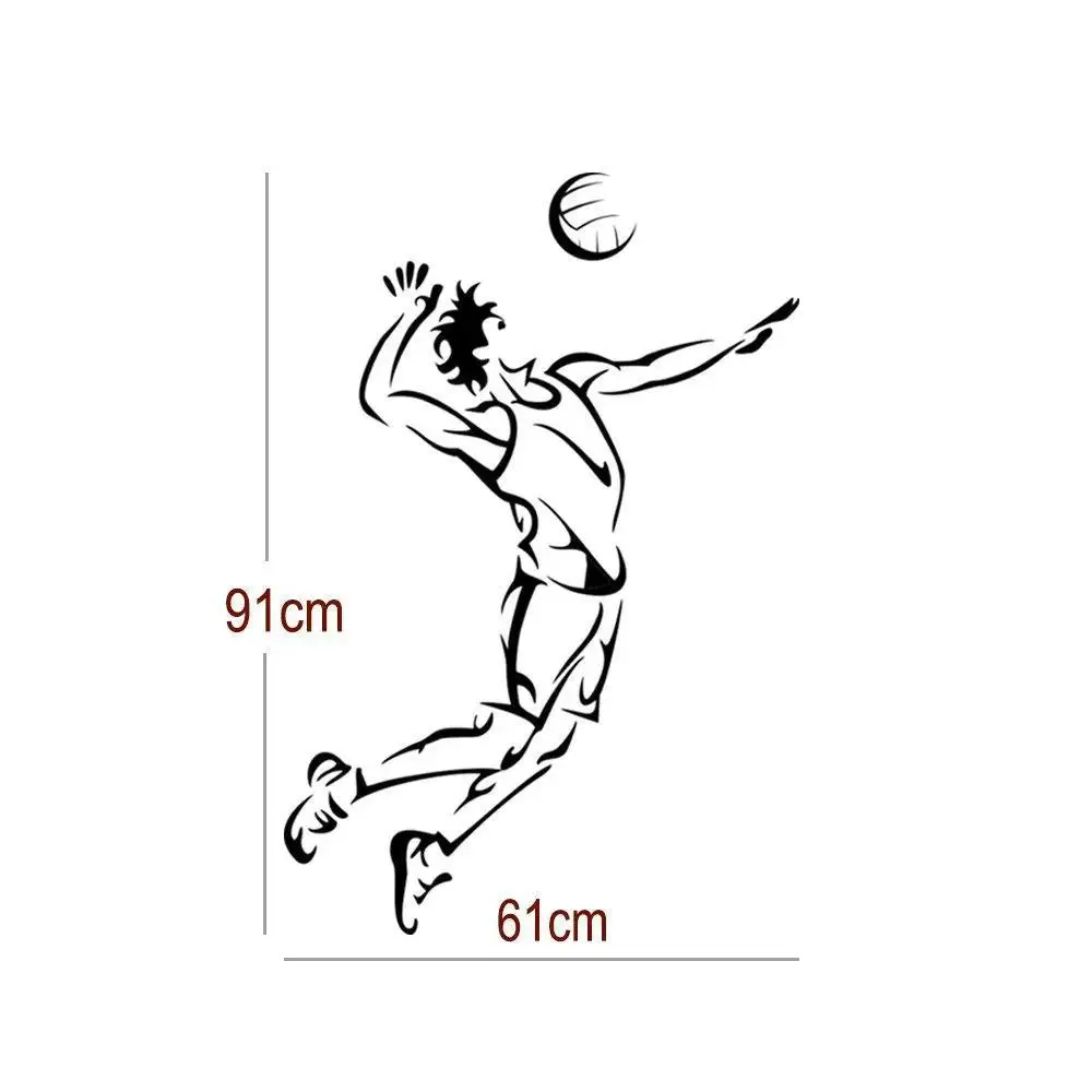 Volleyball Sports Wall Sticker And Wall Decal