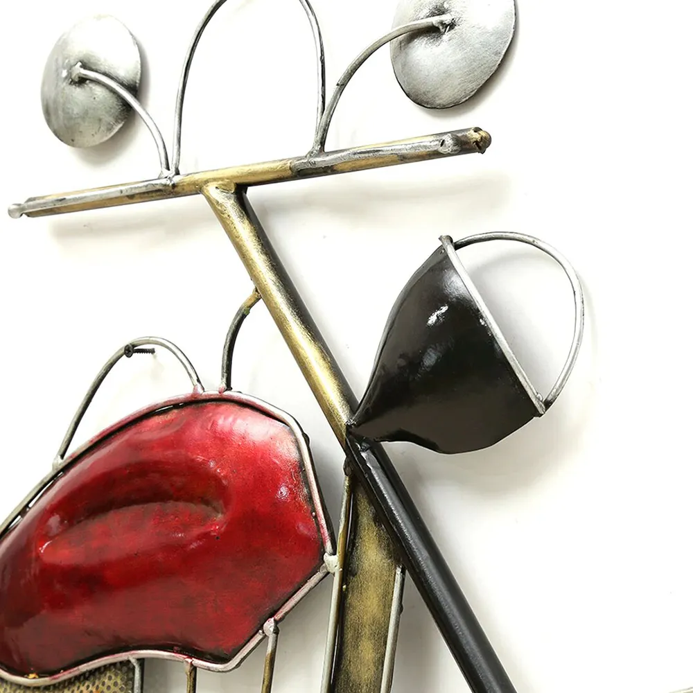 Vougish Red Bullet Metal Wall Art