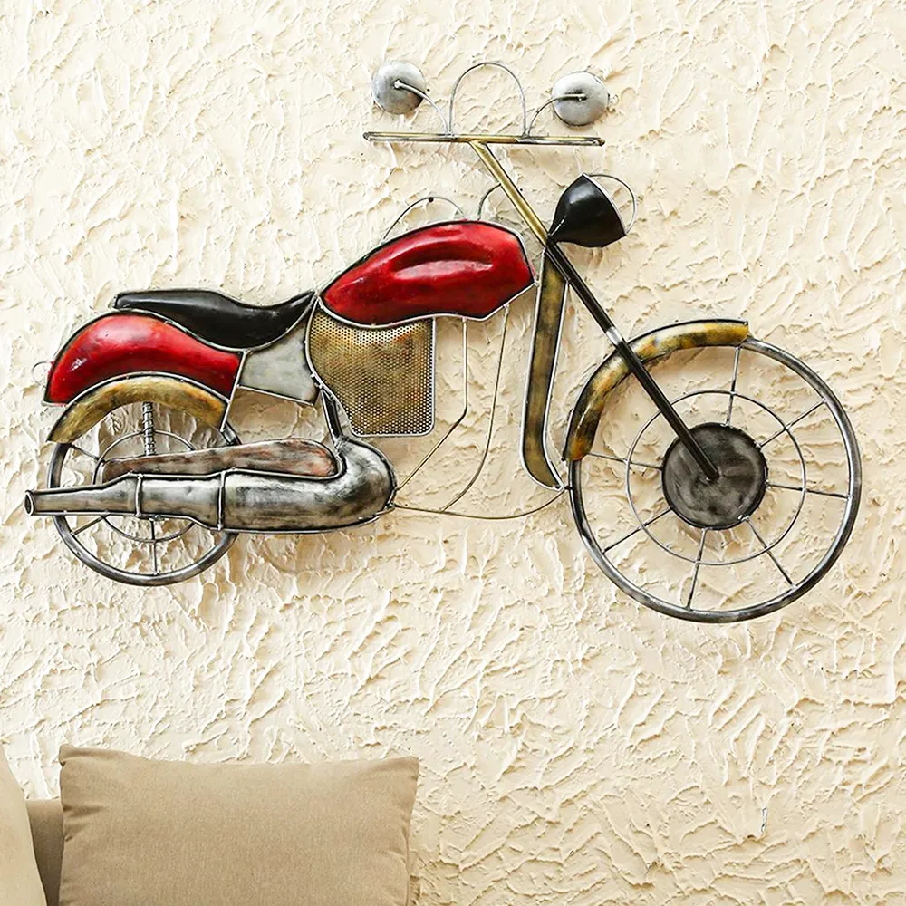 Vougish Red Bullet Metal Wall Art