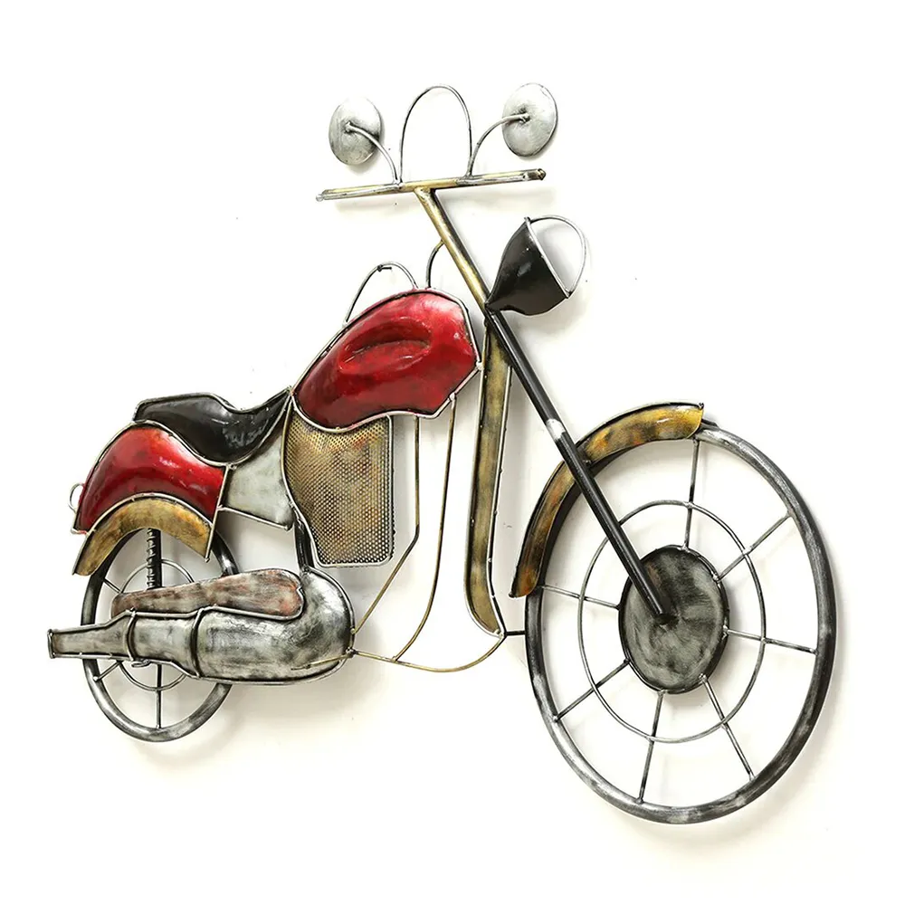 Vougish Red Bullet Metal Wall Art