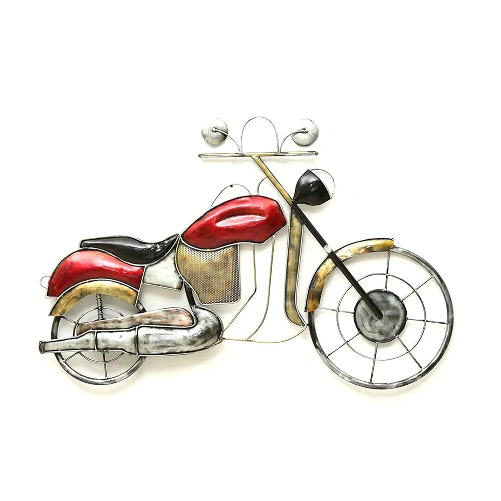 Vougish Red Bullet Metal Wall Art