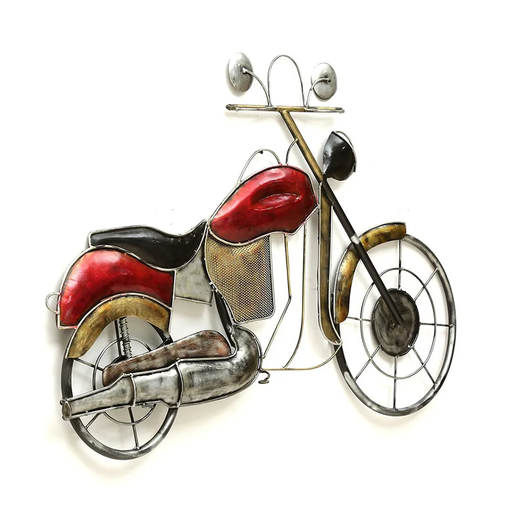 Vougish Red Bullet Metal Wall Art