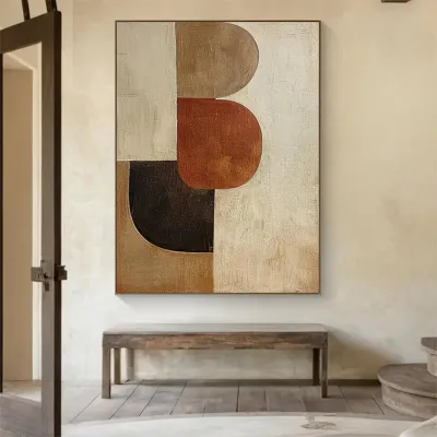 WallMantra Wabi Sabi Echoes Handmade Painting