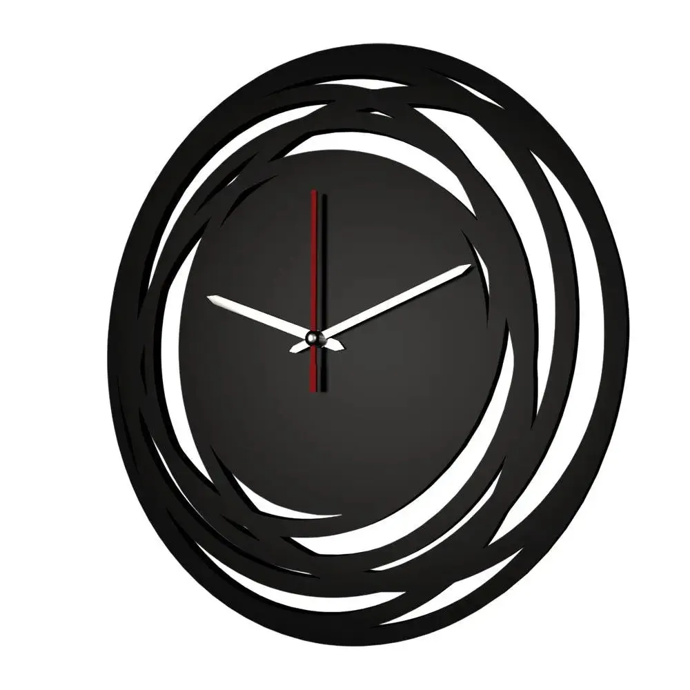 Wall Clock for Living Room in Loops Shape