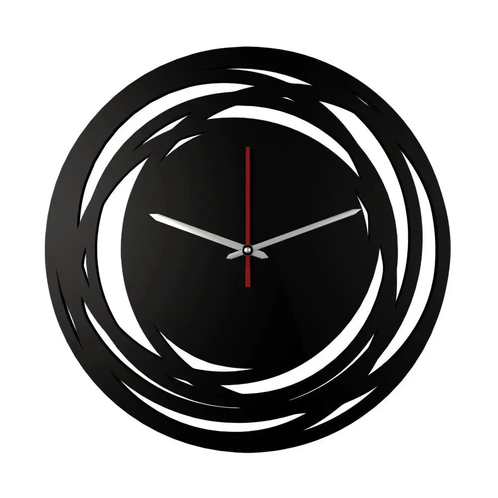 Wall Clock for Living Room in Loops Shape