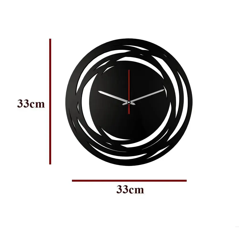 Wall Clock for Living Room in Loops Shape