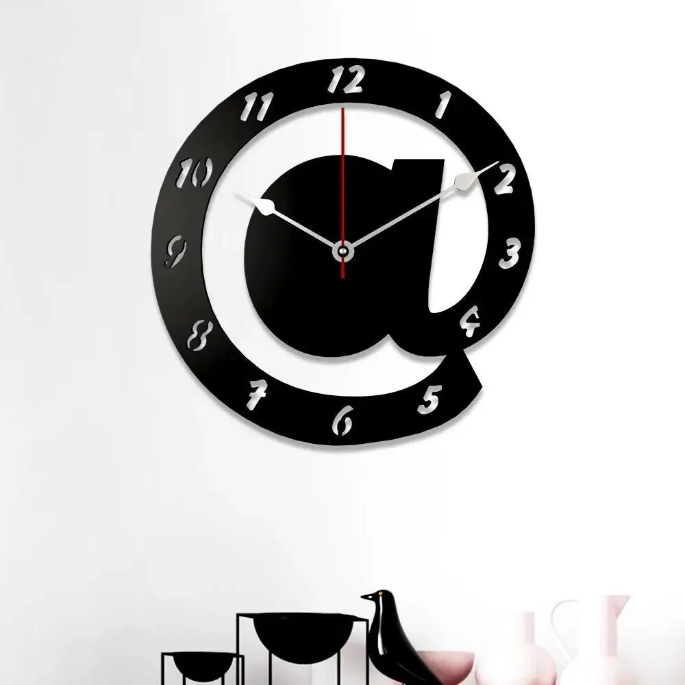 Wall Watch in Arroba Logo Design