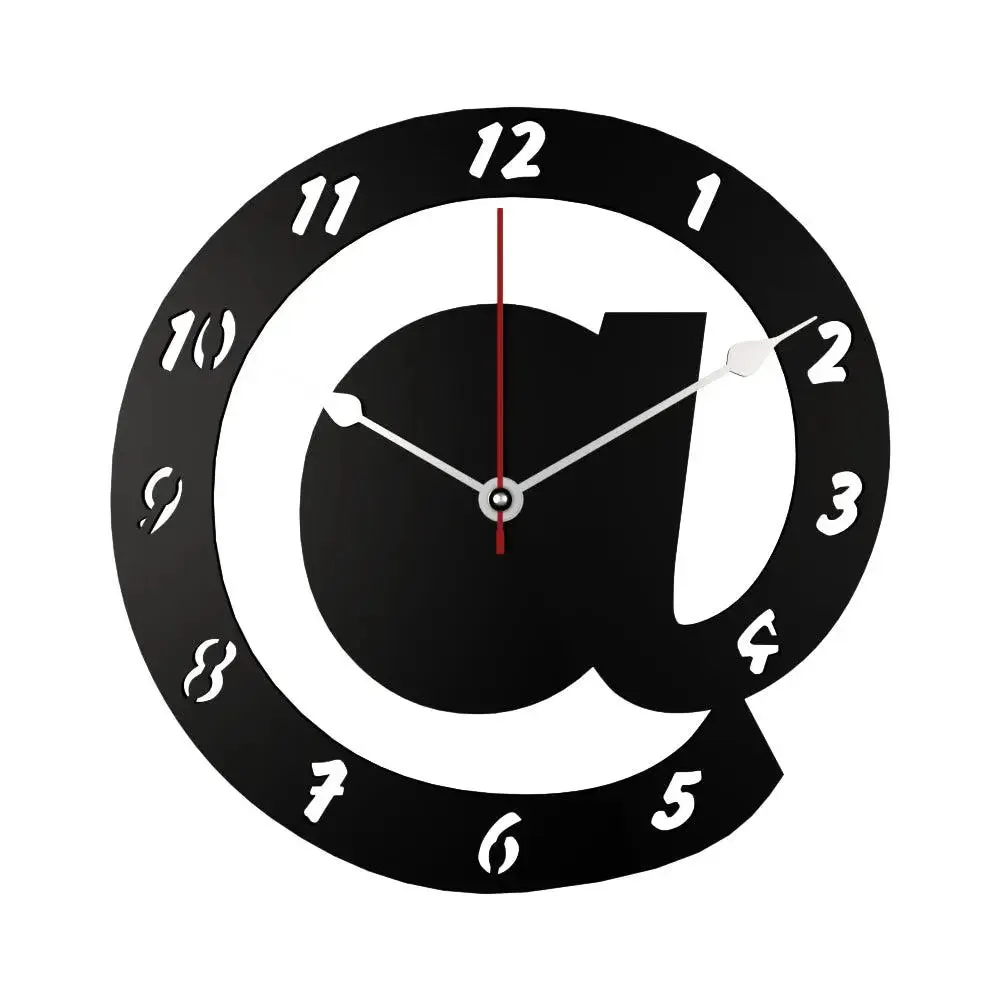 Wall Watch in Arroba Logo Design