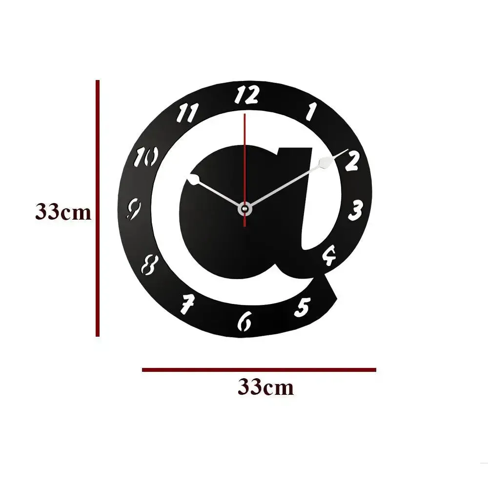 Wall Watch in Arroba Logo Design