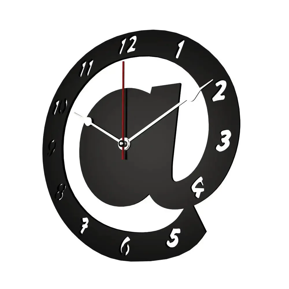 Wall Watch in Arroba Logo Design