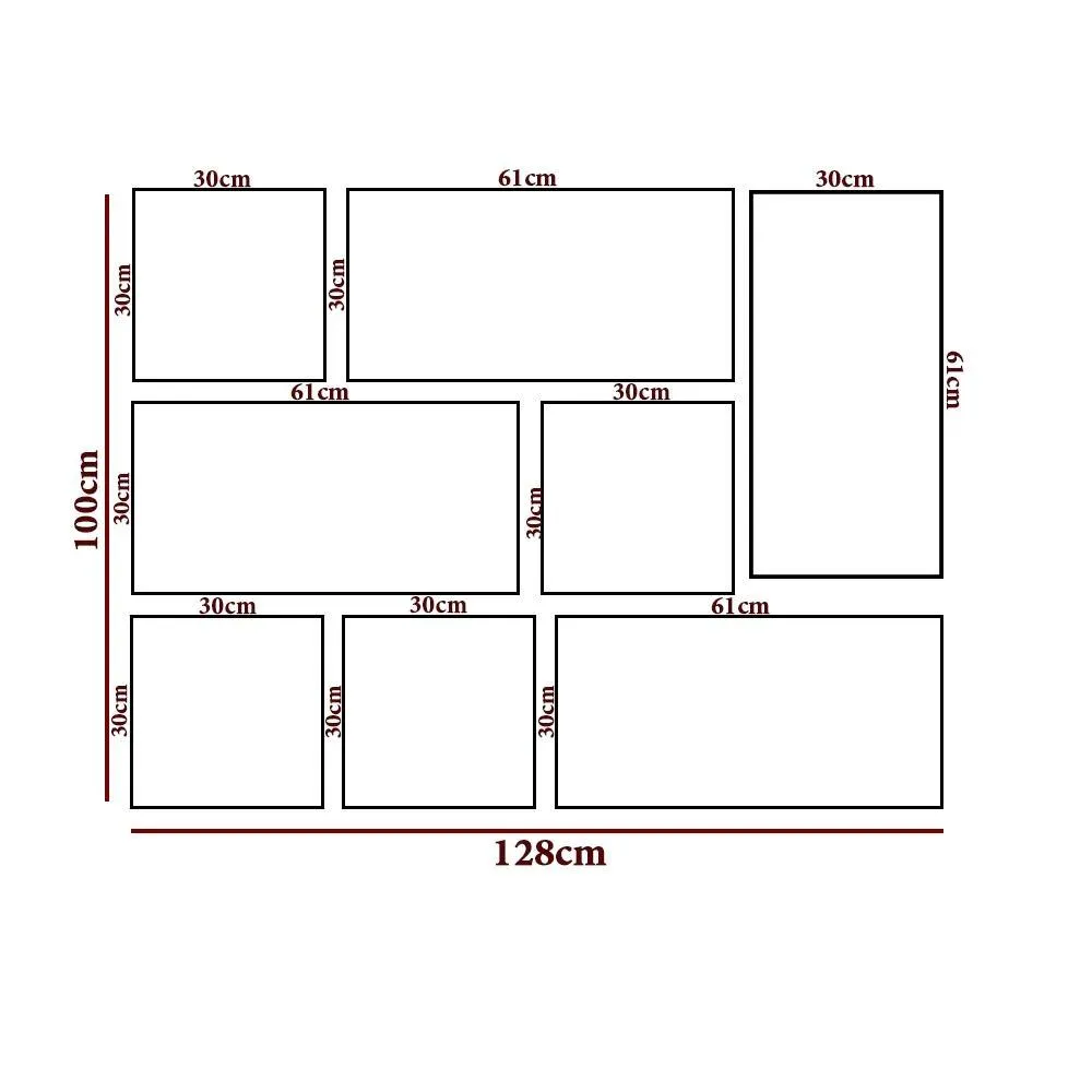 Warli Black Art Frames Set of 8