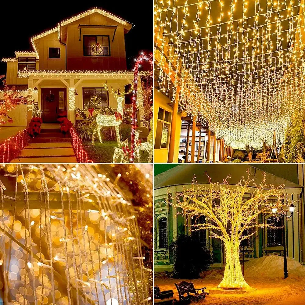 Warm White 45 Feet Long Power Pixel LED String Lights