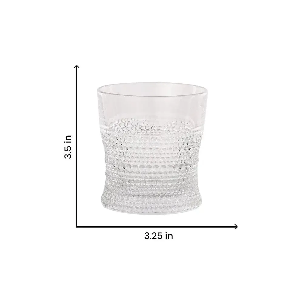 Water Textured Designer Glasses Set Of 6