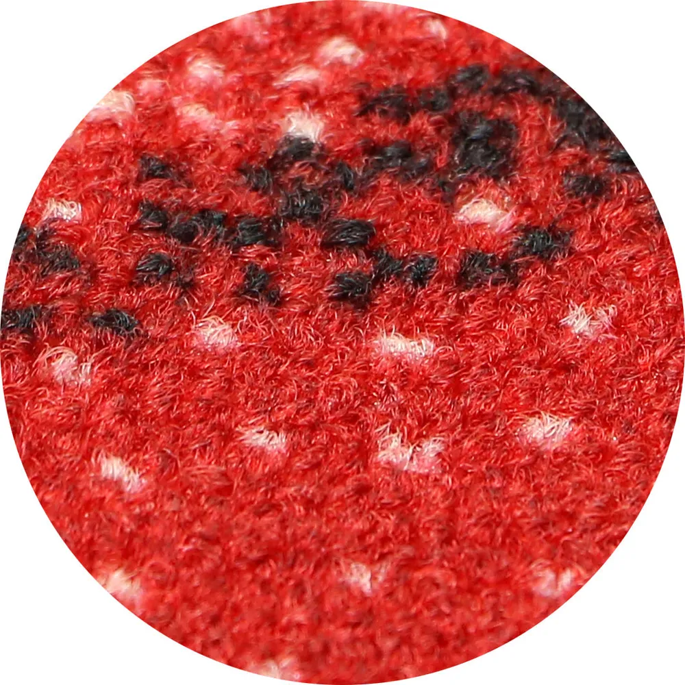 Wave Pattern Orange & Black Premium Quality Area Carpet