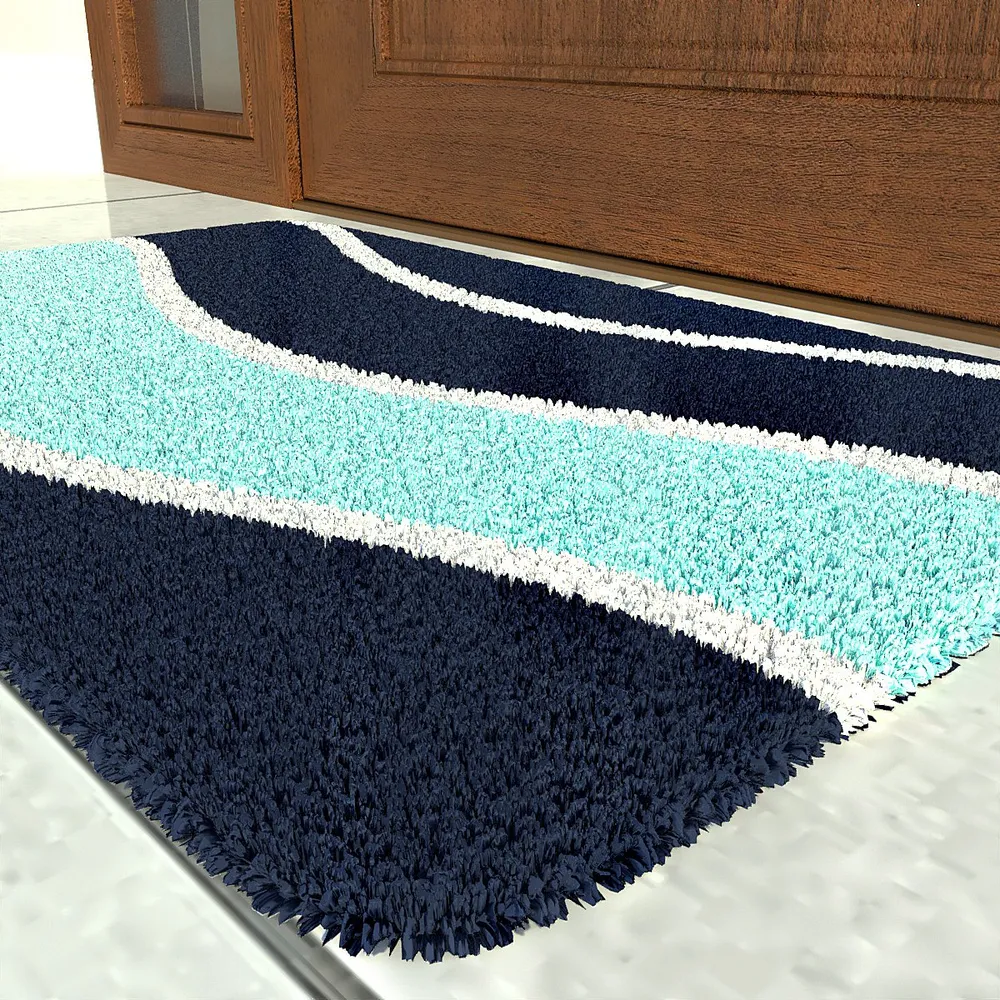 Wavy Woolen Door Mat
