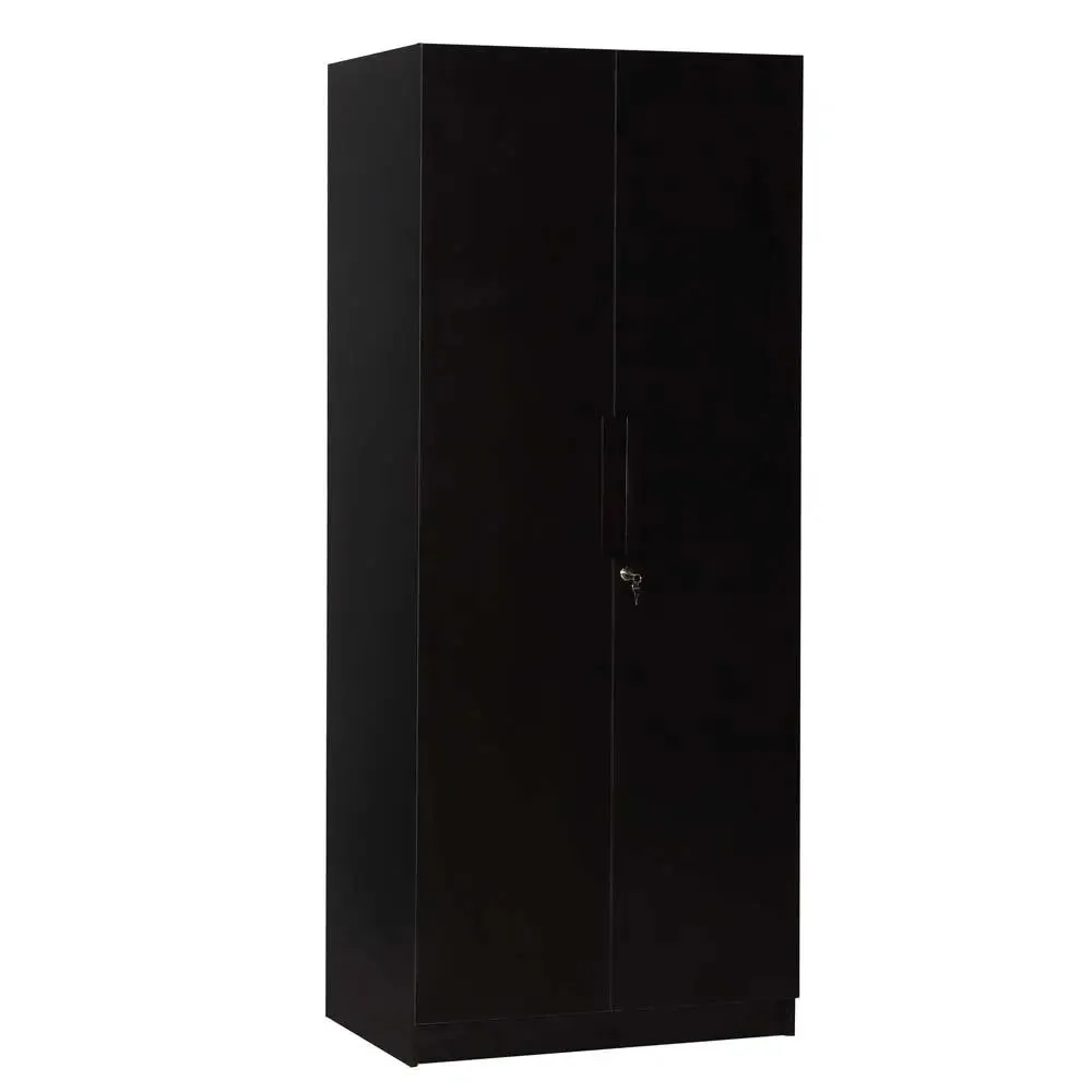 Wenge Engineered Wood 2 Door Wardrobe