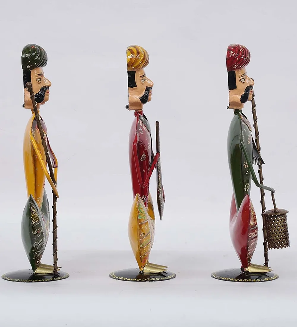 West Indian Musicians Rajasthani Art Human Figurines / Showpiece