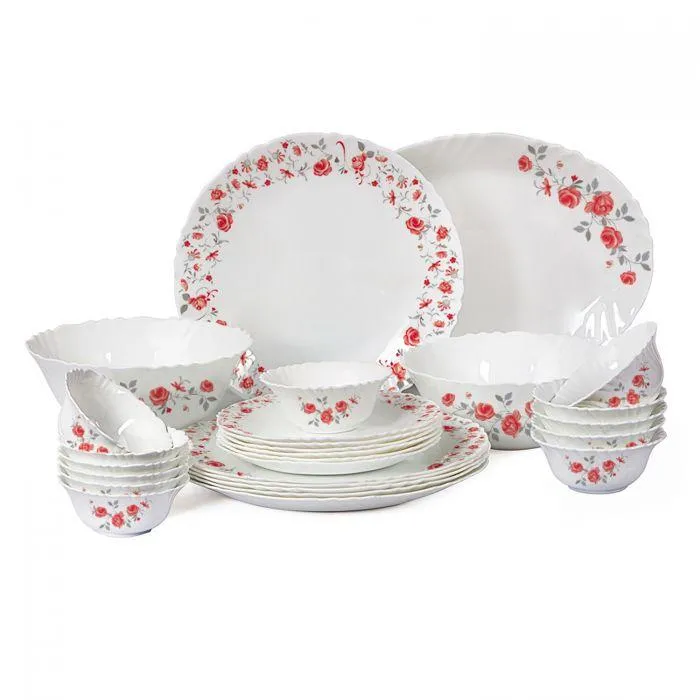 Whimsical Rose Dinner Set of 27 Pieces