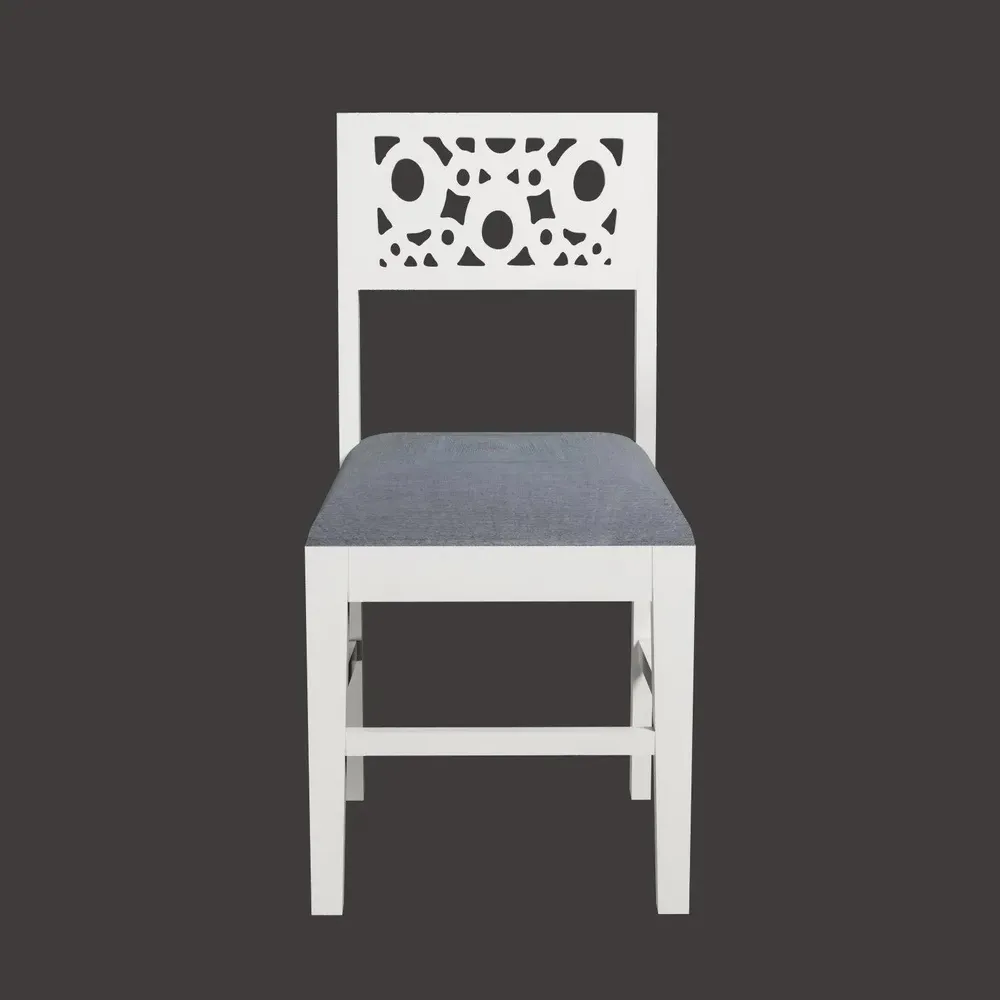 White European Style Mangowood Dining Table 4 Seater With Padded Seats & Single Settee