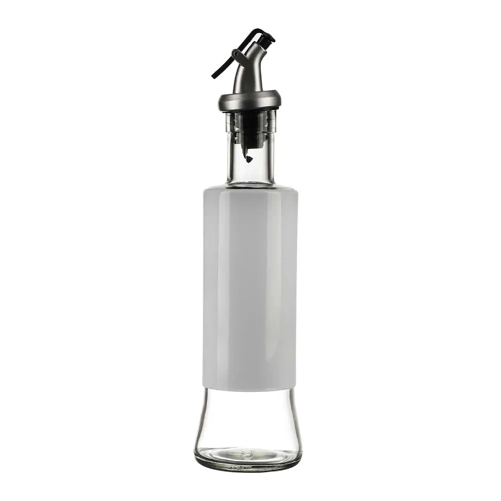 White Glass Oil Dispenser 300 ML