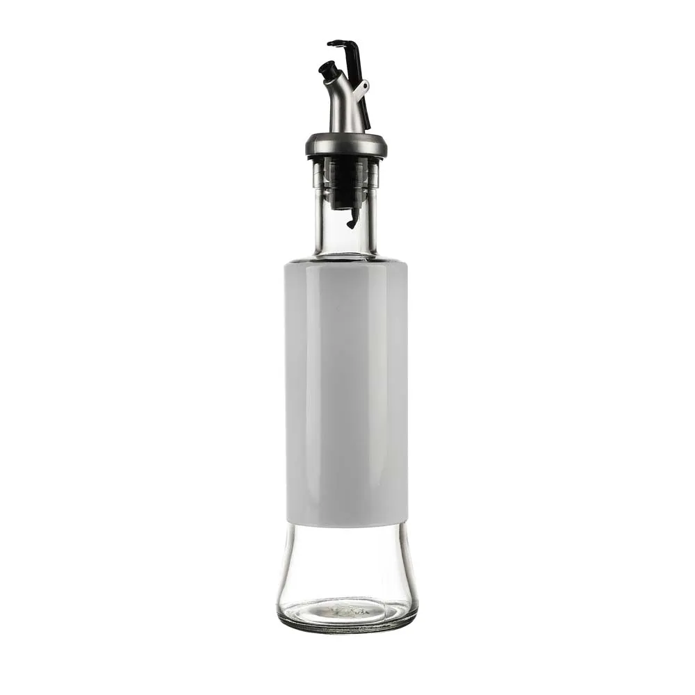 White Glass Oil Dispenser 300 ML