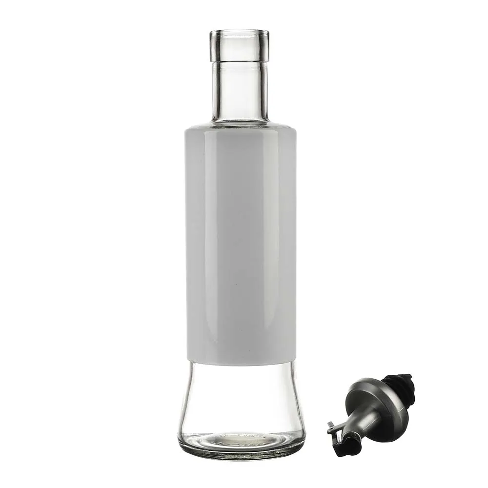 White Glass Oil Dispenser 300 ML