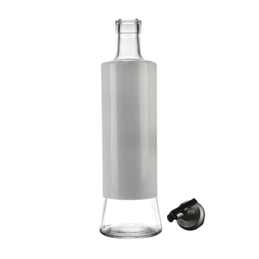 White Glass Oil Dispenser 500 ML