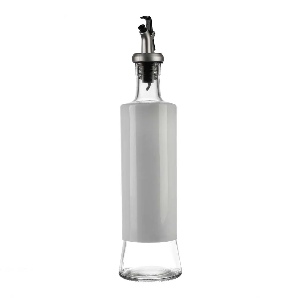 White Glass Oil Dispenser 500 ML
