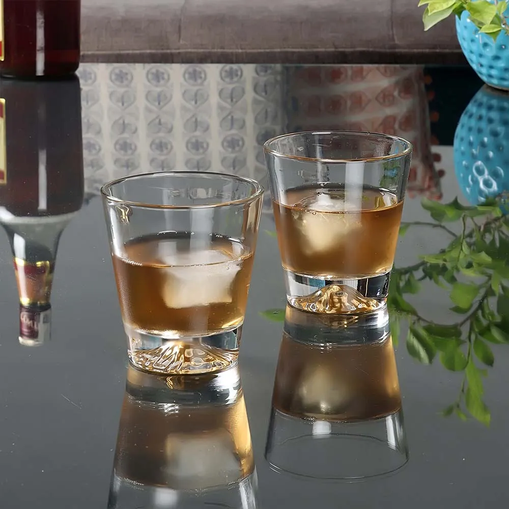 Wide Mouth Thick & Tapered High-quality Water/Juice Glass Set- 265 ml