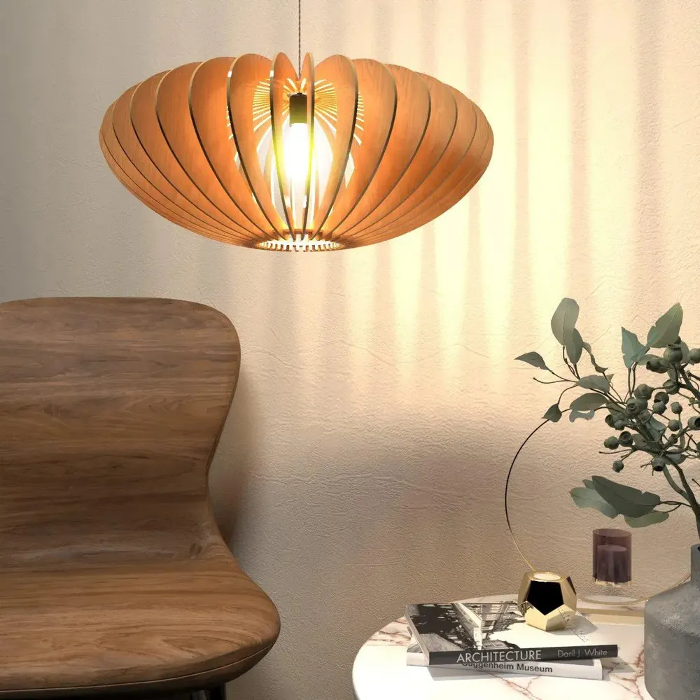 Wood Pendant Lamp / Pendant Light / Modern Lamp