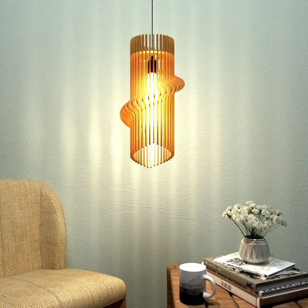 Wood Pendant Lamp / Pendant Light / Modern Lamp