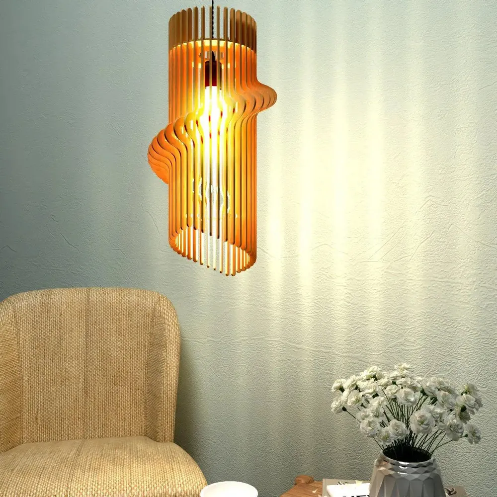 Wood Pendant Lamp / Pendant Light / Modern Lamp