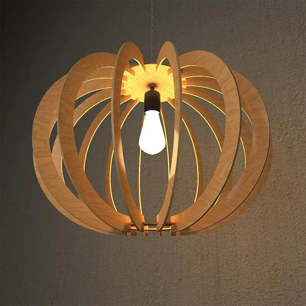 Wood Pendant Lamp / Pendant Light / Modern Lamp