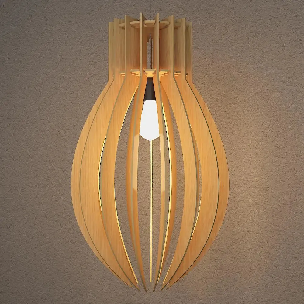 Wood Pendant Lamp / Pendant Light / Modern Lamp