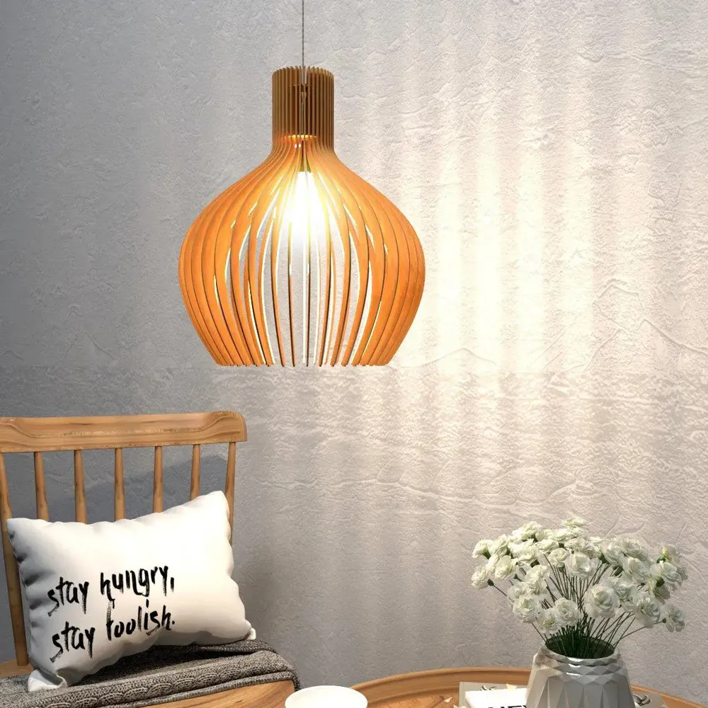 Wood Pendant Lamp / Pendant Light / Modern Lamp