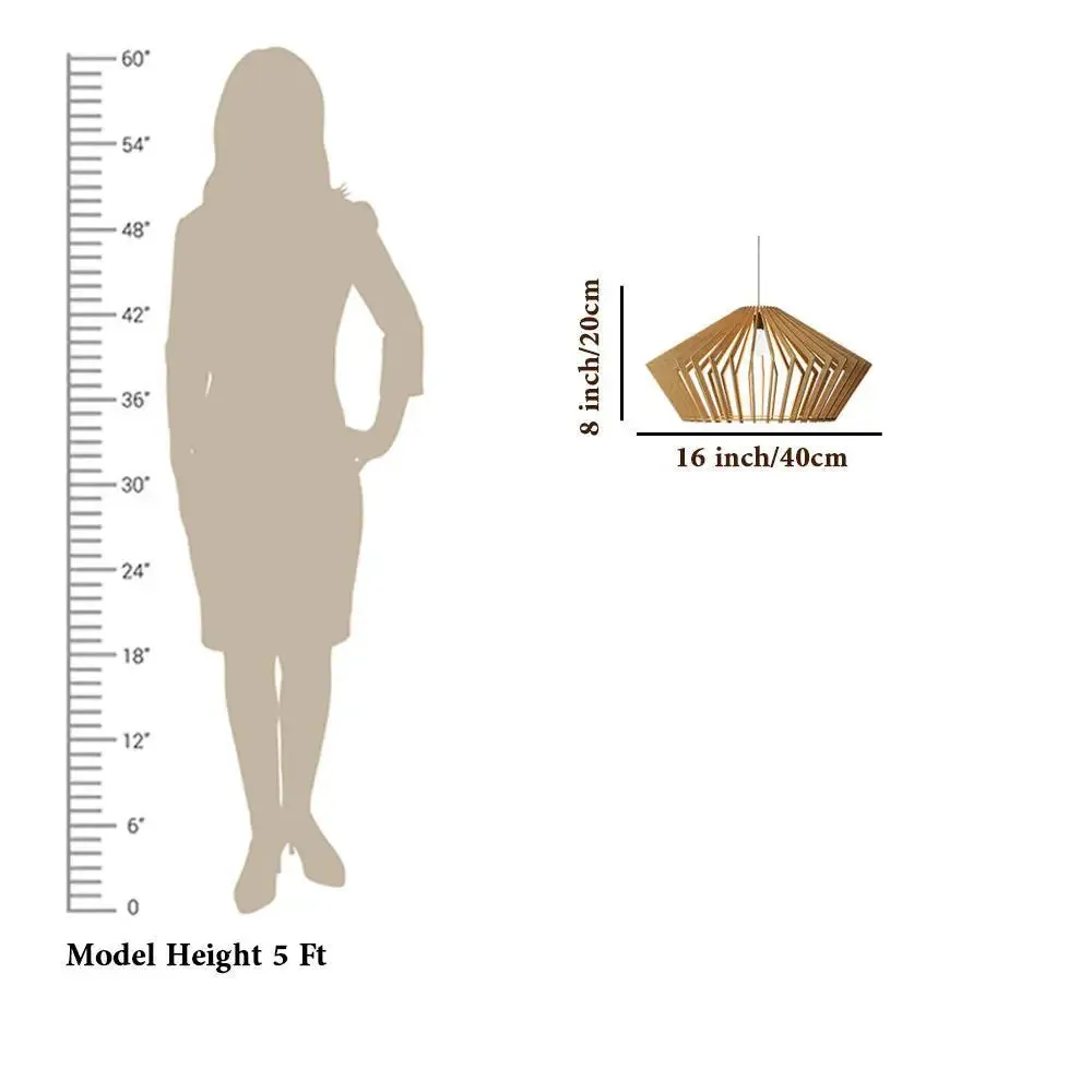 Wood Pendant Lamp / Pendant Light / Modern Lamp