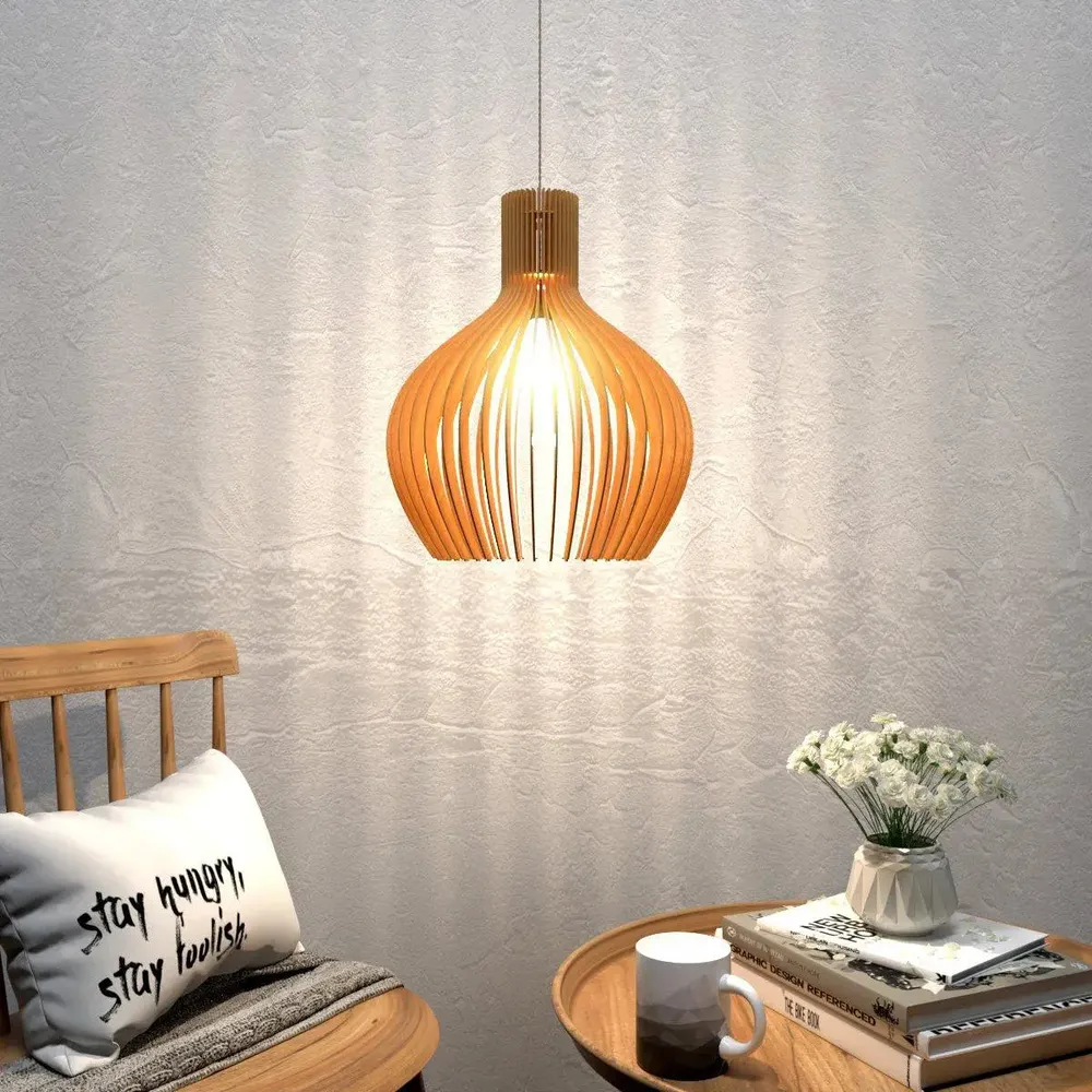 Wood Pendant Lamp / Pendant Light / Modern Lamp