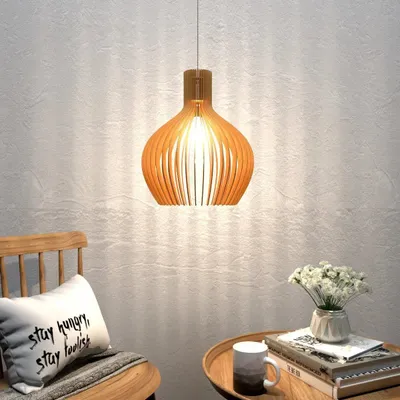 Wood Pendant Lamp / Pendant Light / Modern Lamp