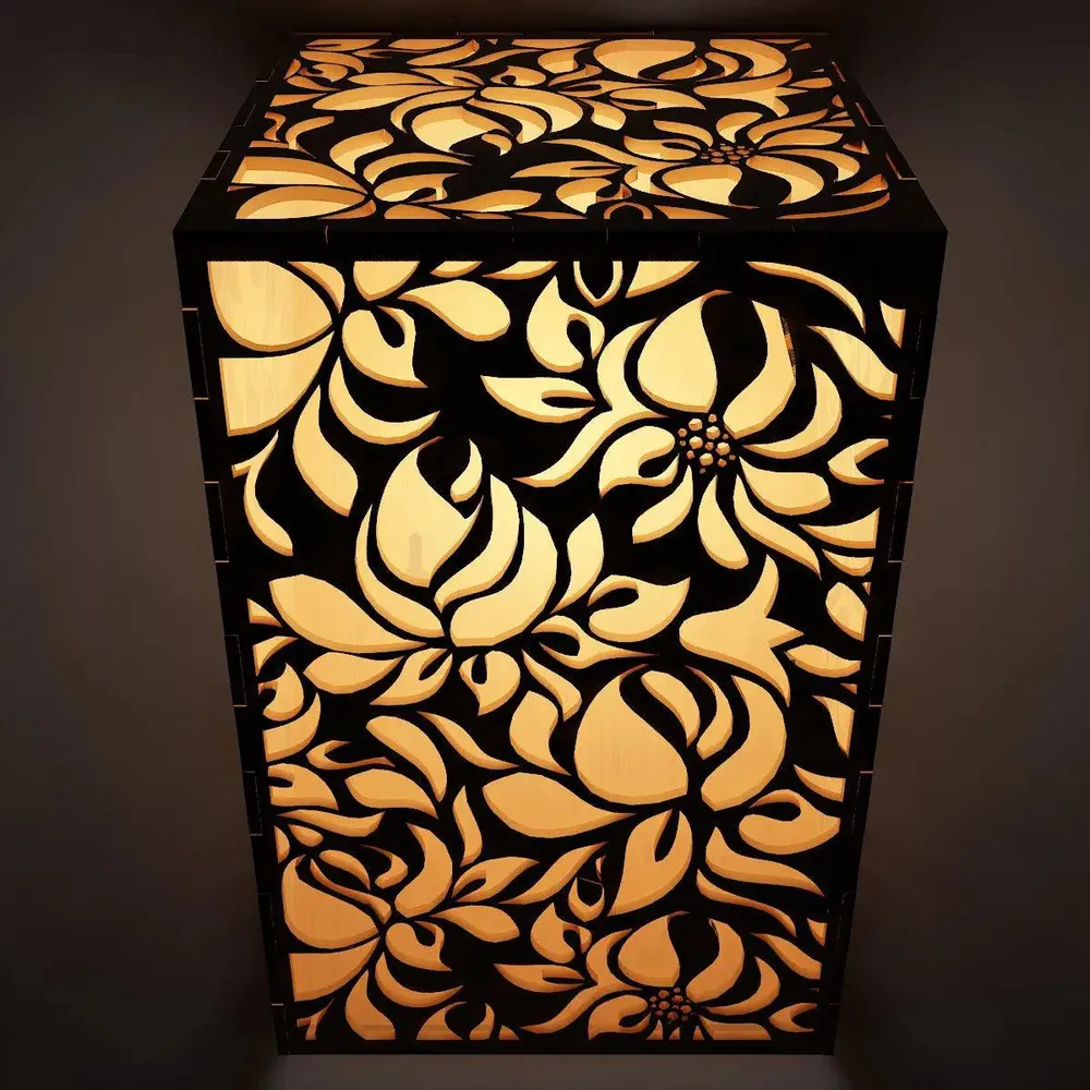 Wood Wall Lamp / Pendant Light / Modern Lamp Set Of 2 Pc