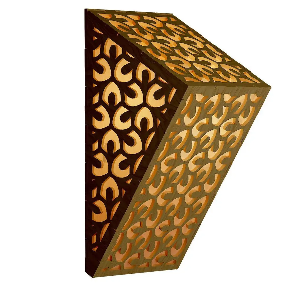 Wood Wall Lamp / Pendant Light / Modern Lamp Set Of 2 Pc