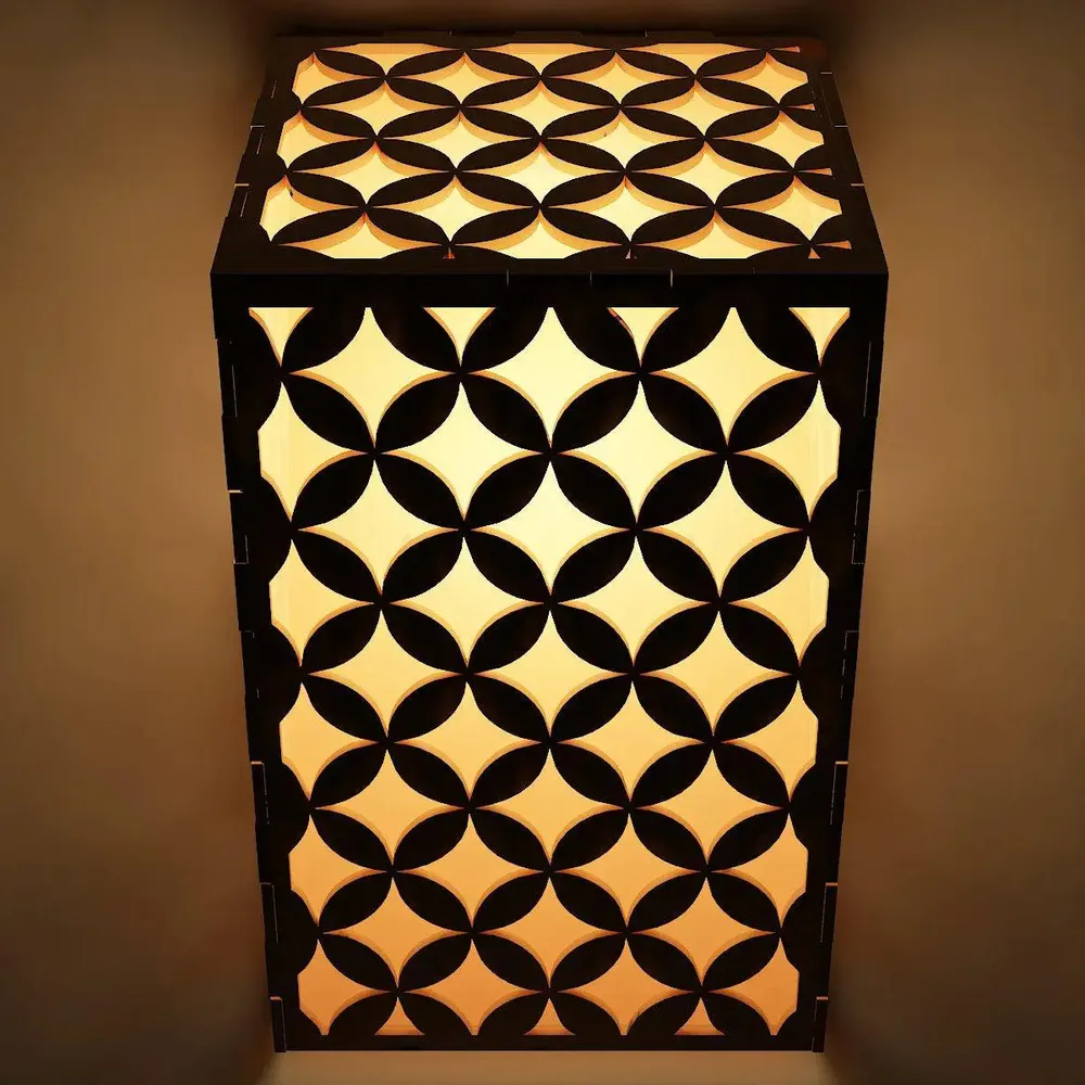 Wood Wall Lamp / Pendant Light / Modern Lamp Set Of 2 Pc