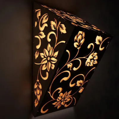 Wood Wall Lamp / Pendant Light / Modern Lamp Set Of 2 Pc