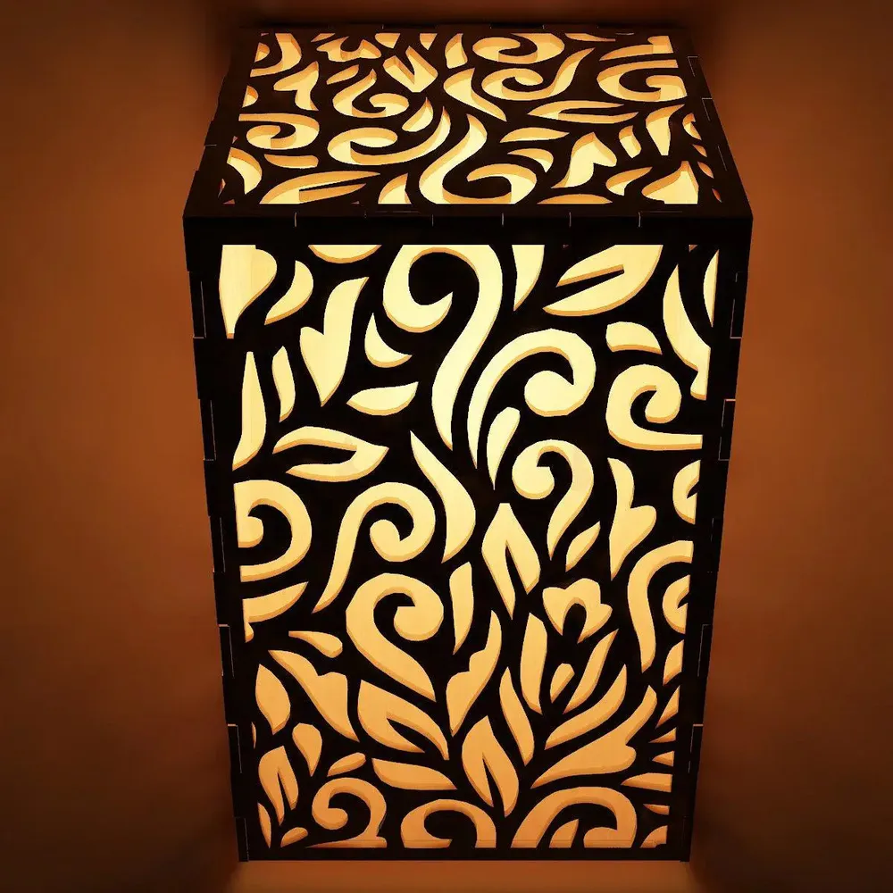 Wood Wall Lamp / Pendant Light / Modern Lamp Set Of 2 Pc
