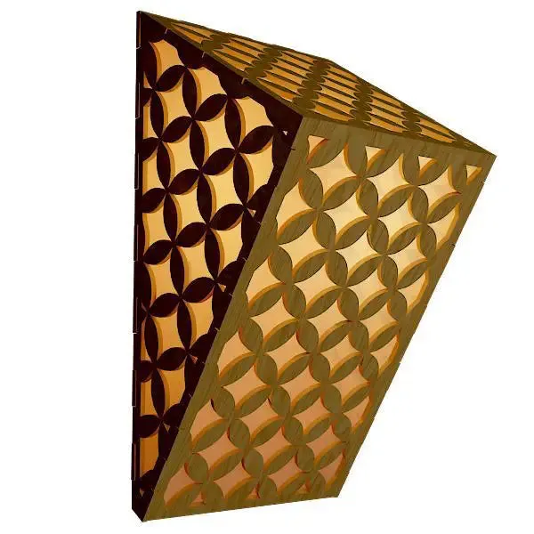 Wood Wall Lamp / Pendant Light / Modern Lamp Set Of 2 Pc