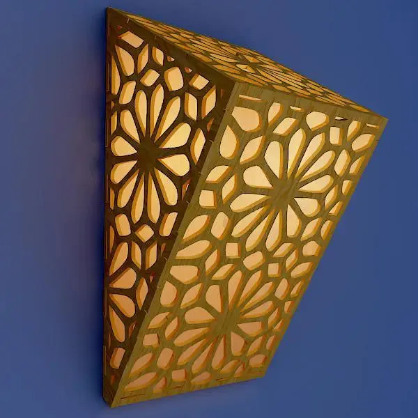Wood Wall Lamp / Pendant Light / Modern Lamp Set Of 2 Pc