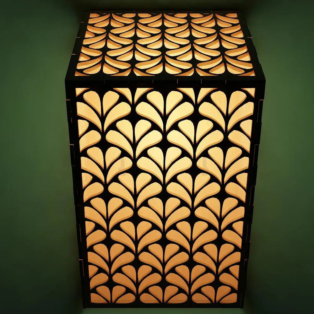 Wood Wall Lamp / Pendant Light / Modern Lamp Set Of 2 Pc