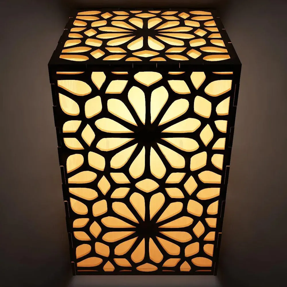 Wood Wall Lamp / Pendant Light / Modern Lamp Set Of 2 Pc